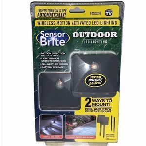 Sensor Brite Outdoor Motion Flood Light, 2 Pack